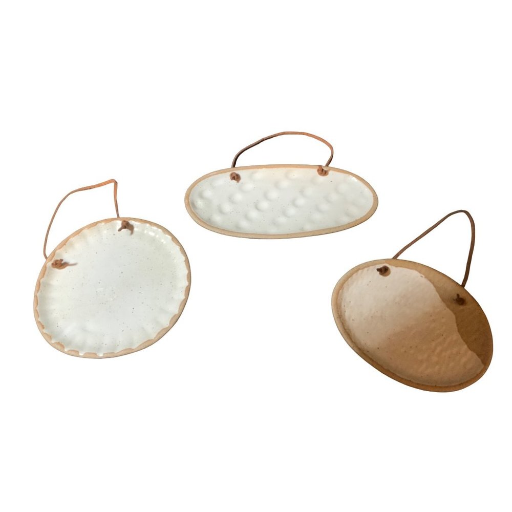 Decorative Pottery / Clay Wall Hanging - Set of 3